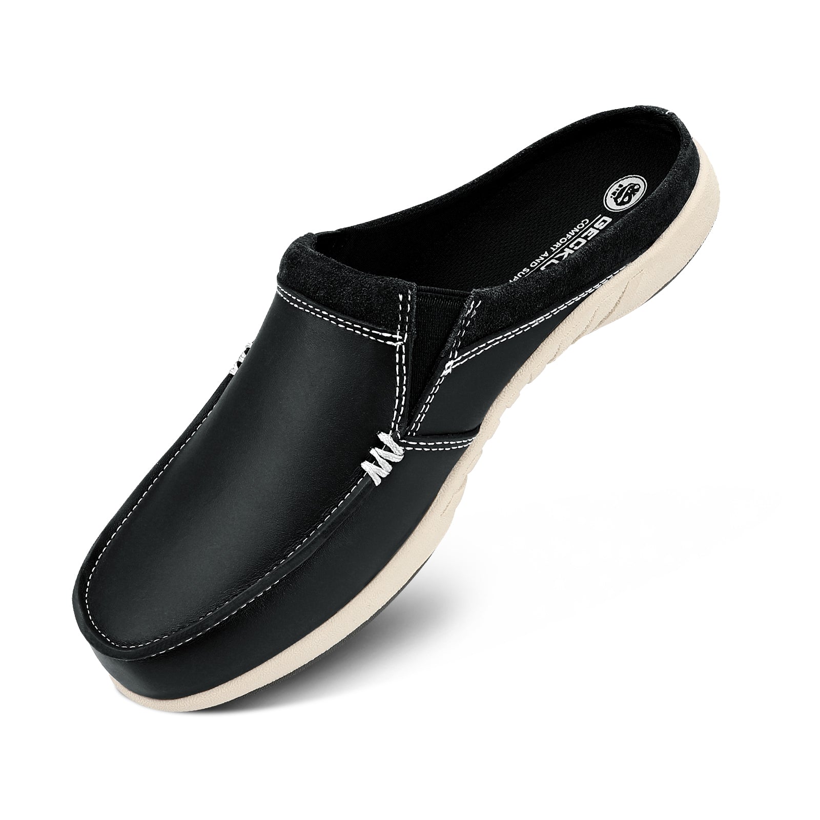 Spenco Supreme Slide - Men's Slipper - Black 9