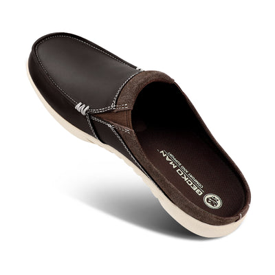 Men's Leather Slippers