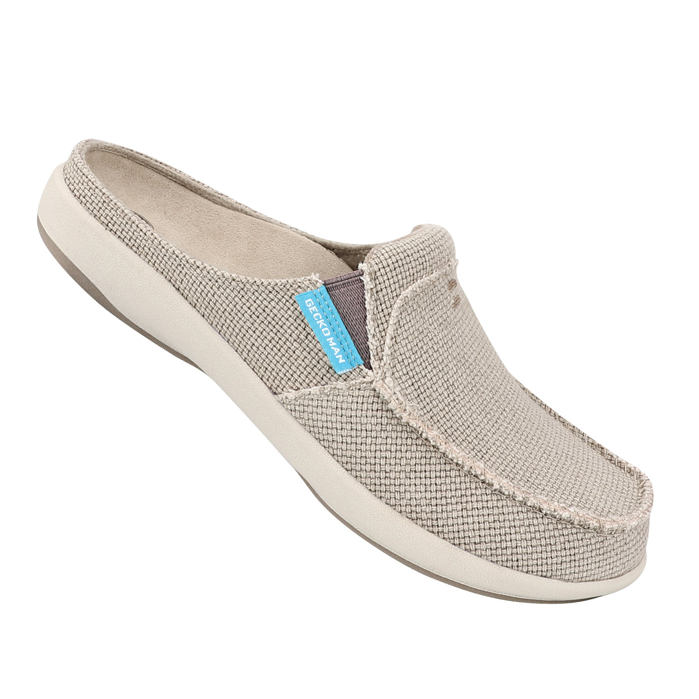 Canvas Plantar Fasciitis Slippers with Arch Support Orthotics GECKOMAN