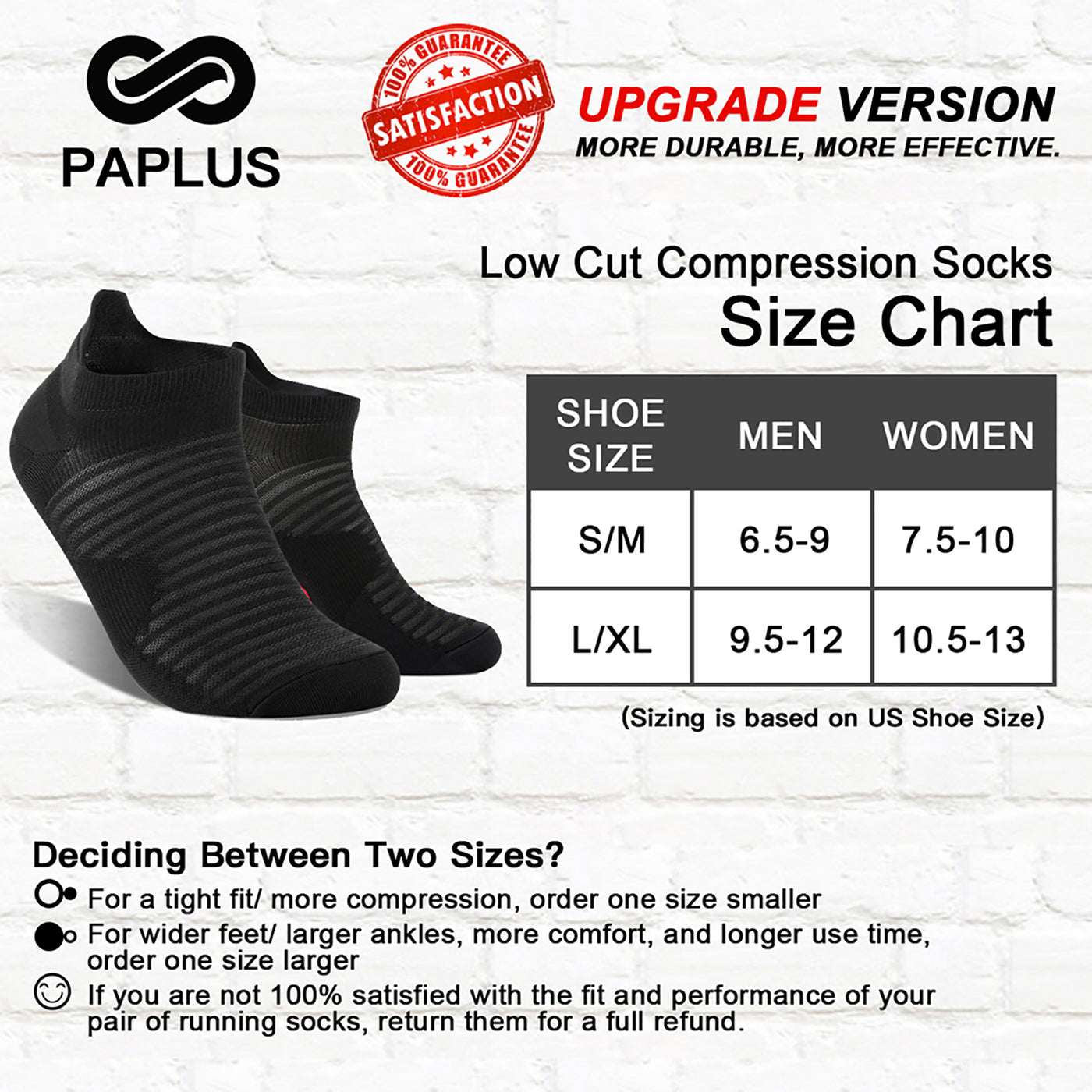 GECKOMAN x PAPLUS Low Cut Athletic Socks 2-Pairs