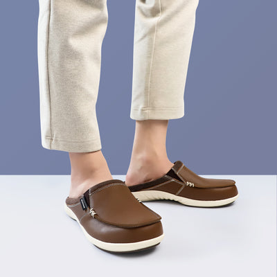Men's Leather Slippers