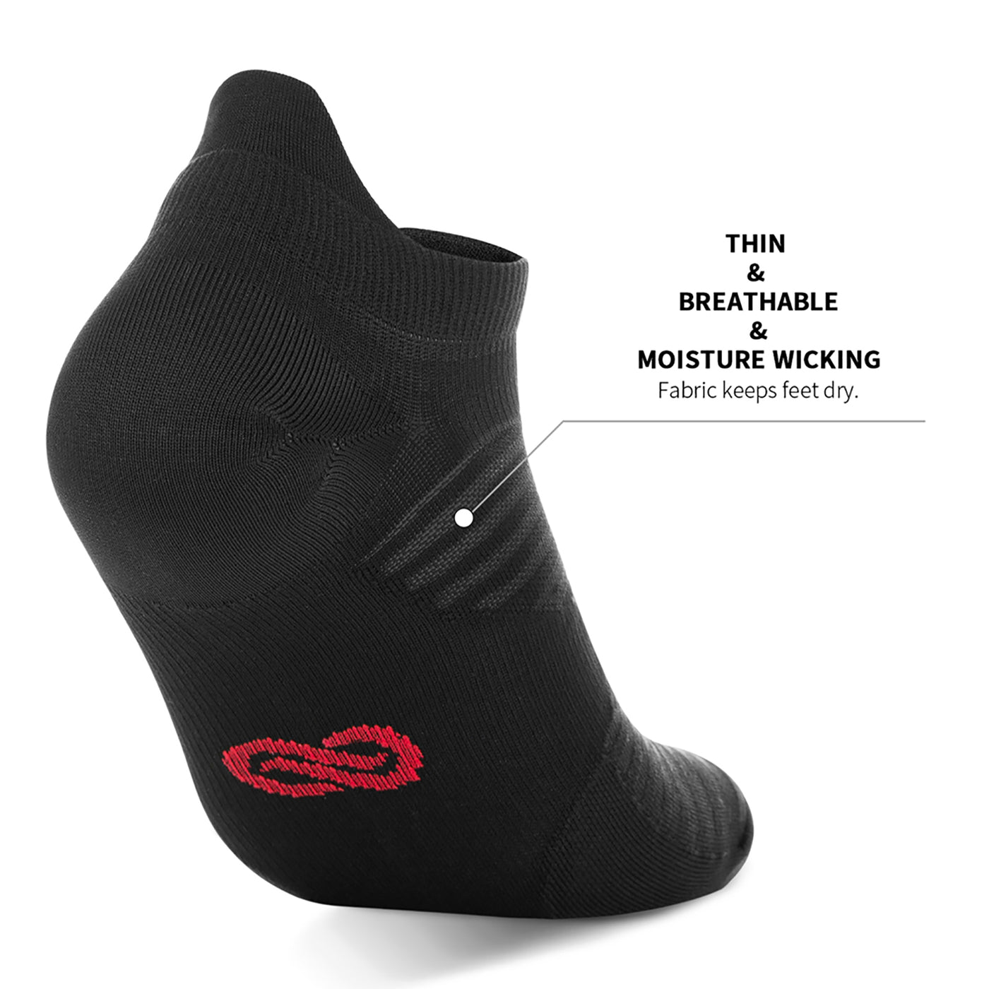 GECKOMAN x PAPLUS Low Cut Athletic Socks 2-Pairs