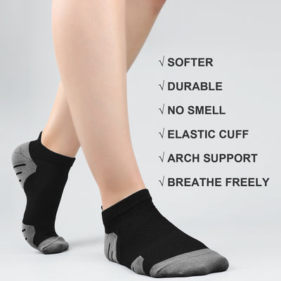 GECKOMAN x PAPLUS Women Cushioned Low Cut Socks 2-Pairs
